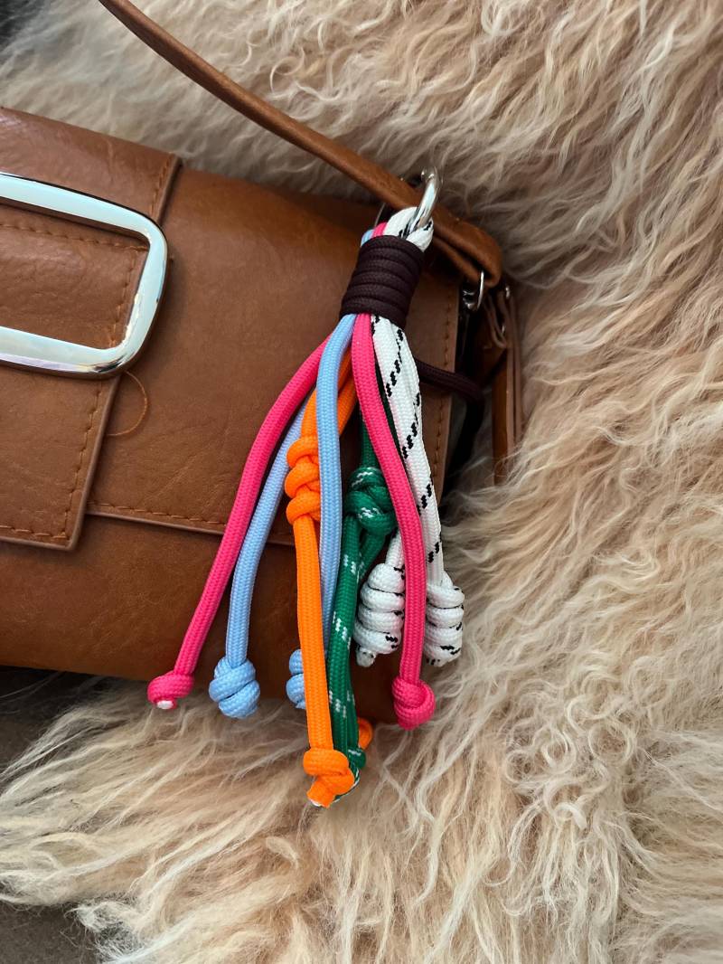 Taschenanhänger Schlüsselanhänger Big Charme Y2K Seil Geschenk Geldbörse Tasche Für Freundin Mütter von LilienDesignbyIris