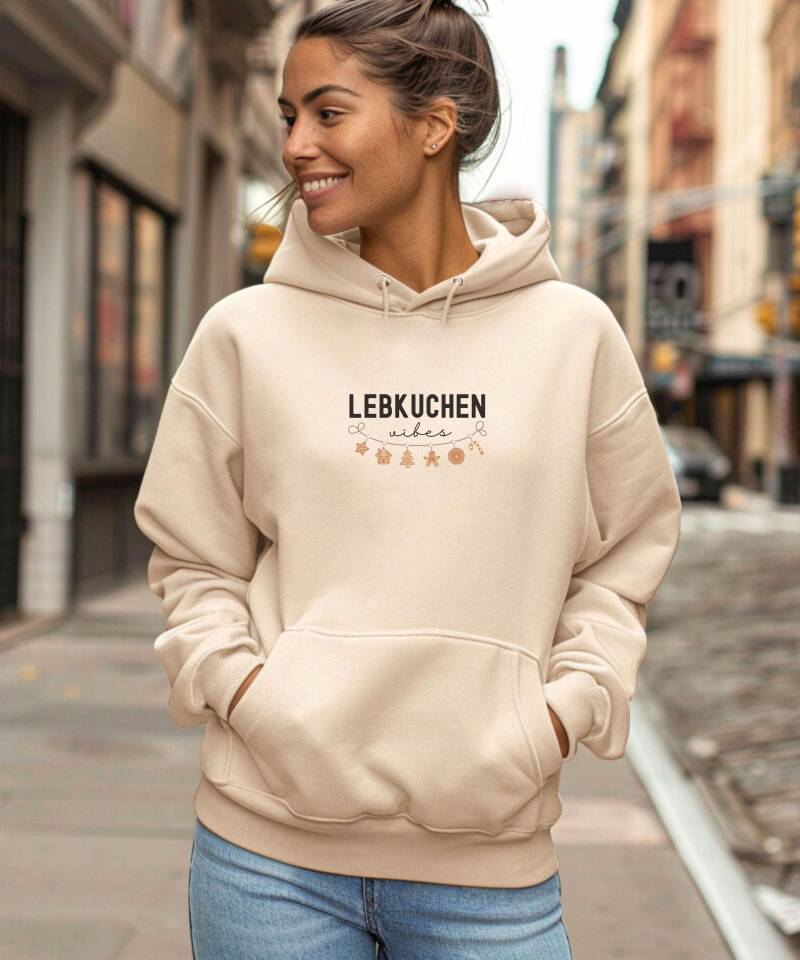 Lebkuchen Vibes Hoodie, Weihnachtspullover, Weihnachtspulli, Hässliche Weihnachtspullover Für Damenugly Christmas Pulli von Liliengefluester