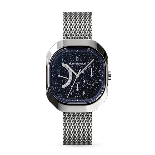 Lilian Thal Berlin M1-003-SB023ASH Deutschland Multifunktion Damenuhr Silber Blau 10 Stück Armbandart von LB Lilienthal Berlin
