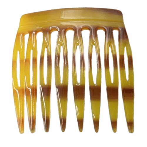 1 x Haarkamm im französischen Stil mit Acetat-Finish, kleine Haarspange, Haar-Accessoire für Frauen, sicheres Styling 1 x Haarkamm im französischen Stil mit Acetat-Finish, kleine Haarspange, Haar-Accessoire für Frauen, sicheres Styling von Lilinzhi