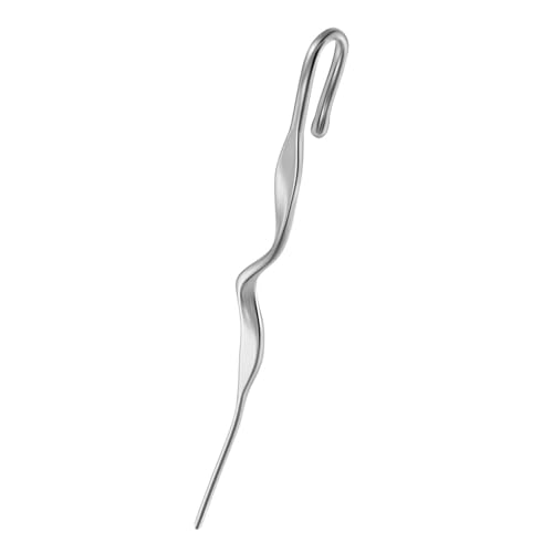 Diagonal Line Styles Piercing Ear Cuff Edelstahl Ohrringe mit schrägem Piercing-Funktion für Mode-Enthusiasten Effizientes schräge Linie Piercing von Lilinzhi