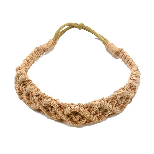 Elastisches Seil-Häkel-Stirnband, Bohemian-Stil, handgewebt, lässig, Sport, Haarschmuck, modische Kopfbedeckung von Lilinzhi