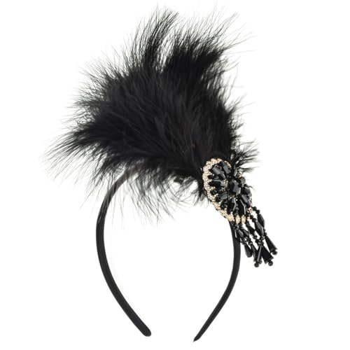 Fascinator mit Blumenmuster, 1920er-Jahre, Opern-Design, Strass, für Mädchen und Frauen, Vintage-Stil, Perlen, Diamant von Lilinzhi