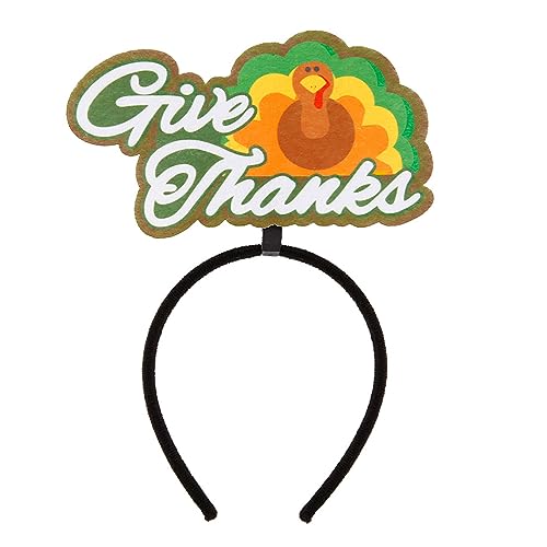 Festliches Thanksgiving-Stirnband, bequemer Kopfschmuck, Haarreif, Haarband für Partys und Feiern von Lilinzhi