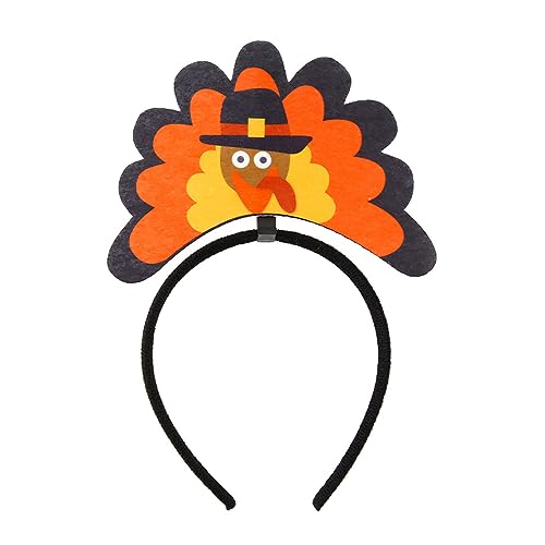 Festliches Thanksgiving-Stirnband, bequemer Kopfschmuck, Haarreif, Haarband für Partys und Feiern von Lilinzhi