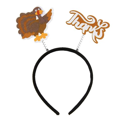 Festliches Thanksgiving-Stirnband, bequemer Kopfschmuck, Haarreif, Haarband für Partys und Feiern von Lilinzhi