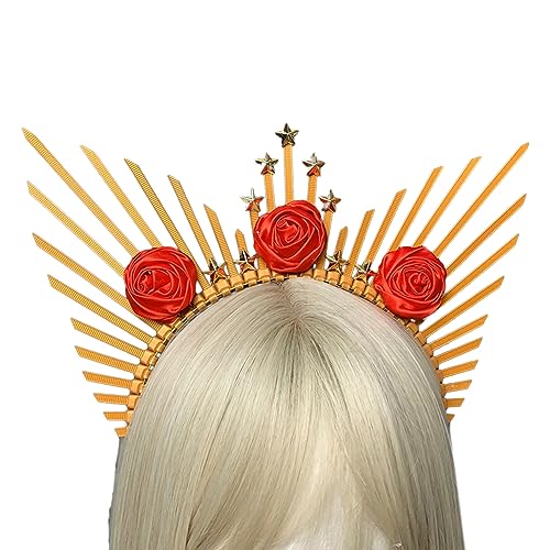 Halos Crown Stirnbänder, Harzlegierung, Harz-Haarreifen, rutschfeste Haarbänder für Damen und Mädchen von Lilinzhi