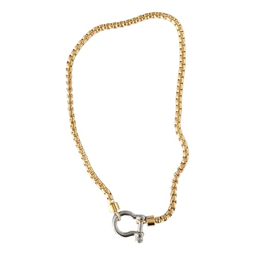 Lilinzhi Mehrzweck-Halskette aus Edelstahl, modisches Accessoire mit Karabiner-Designs für trendige Pendler und Abenteuer Lilinzhi Mehrzweck-Halskette aus Edelstahl, modisches Accessoire mit Karabiner-Designs für trendige Pendler und Abenteuer von Lilinzhi