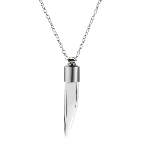 Lilinzhi Schöne Halskette mit Glasflaschen-Anhänger, einfach zu öffnen und zu tragen, für kleine Dekoration und Düfte Lilinzhi Schöne Halskette mit Glasflaschen-Anhänger, einfach zu öffnen und zu tragen, für kleine Dekoration und Düfte von Lilinzhi