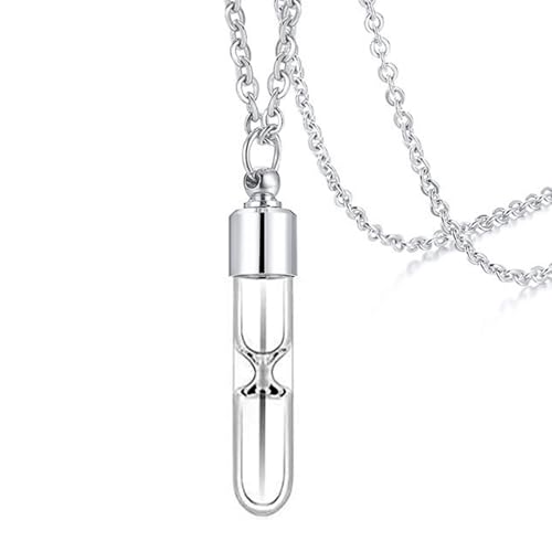 Lilinzhi Schöne Halskette mit Glasflaschen-Anhänger, einfach zu öffnen und zu tragen, für kleine Dekoration und Düfte Lilinzhi Schöne Halskette mit Glasflaschen-Anhänger, einfach zu öffnen und zu tragen, für kleine Dekoration und Düfte von Lilinzhi