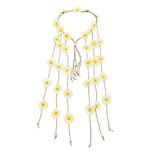 Stirn-Haarband für Damen, Sonnenblumen-Haarband, Boho-Frontlet-Haarband, weiblicher Haarschmuck, Kopfschmuck von Lilinzhi