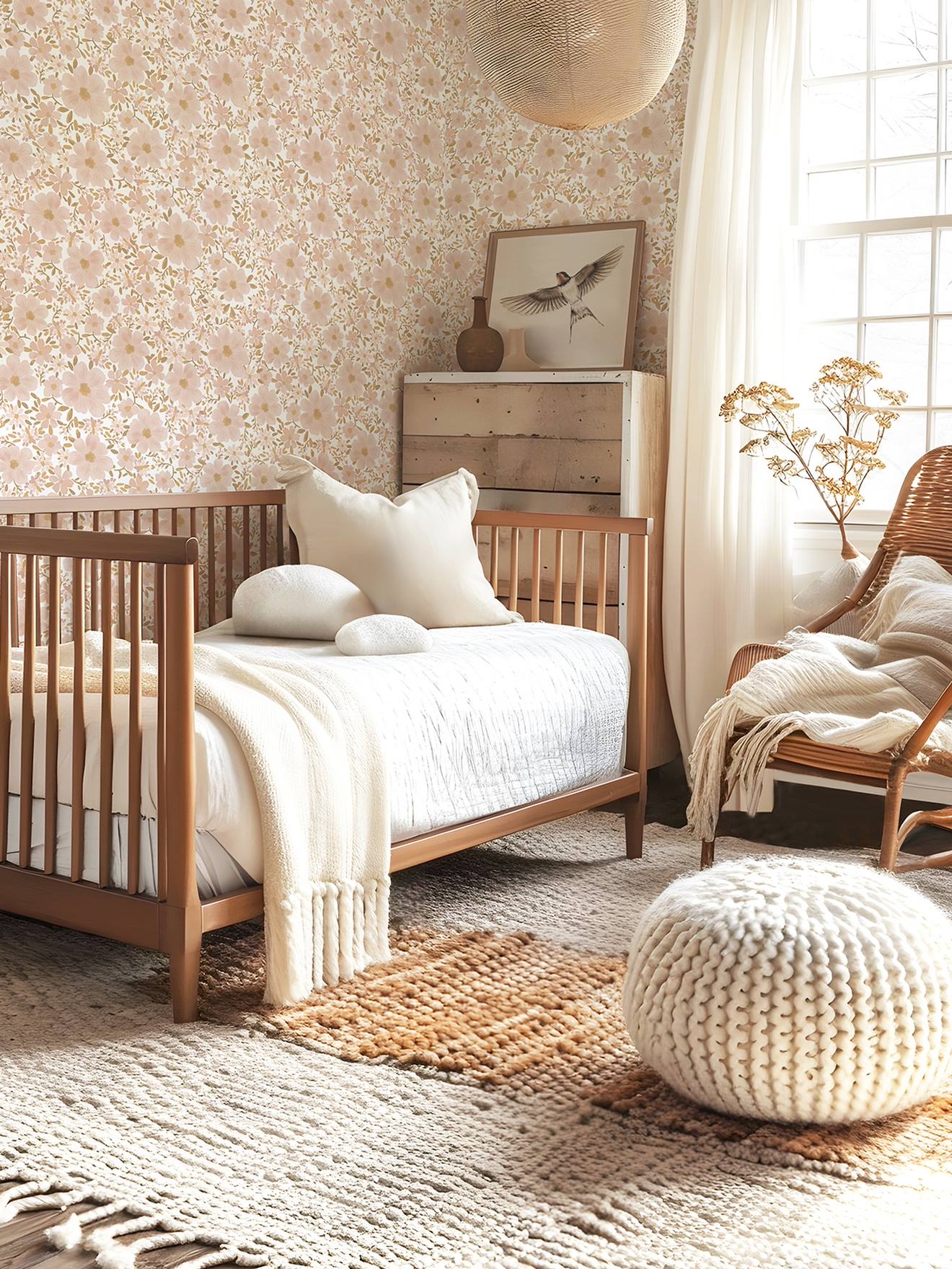 Kinderzimmer Vliestapete Blumenmeer LILIPINSO von Lilipinso