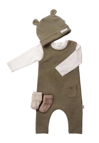 Liliput Babys Babys Babybekleidung Erstausstattung 5er Set I Unisex Baby Body I Kinder Jumpsuit Olive 62 von Liliput