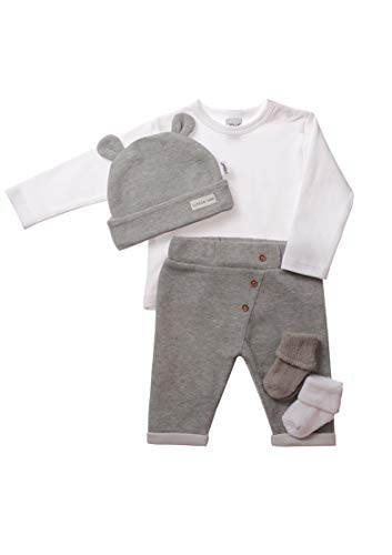 Liliput Babys Babys Erstausstattung 5er Set I Unisex Overall Babykleidung I Kleinkinderkleidung Grau 62 von Liliput