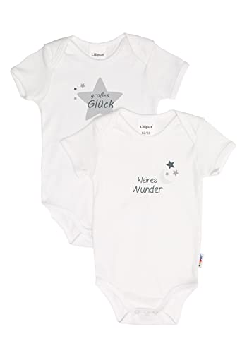 Liliput Babys Kurzarmbody 2er-Pack weiß 62/68 von Liliput