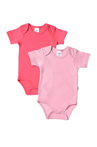 Liliput Babys Kurzarmbody 2er-Set rosa/Himbeere 74/80 von Liliput