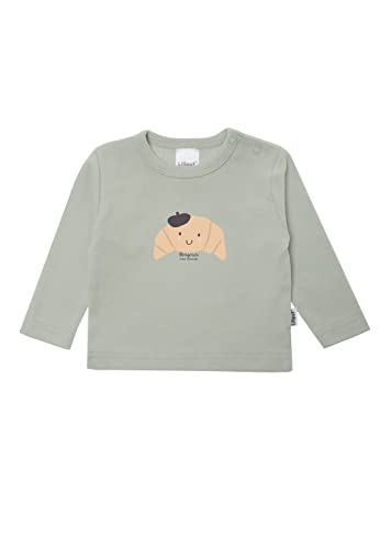 Liliput Babys Babys Langarmshirt Croissant I Unisex Baby Oberteil I Kinder Pullover Mint 62/68 von Liliput