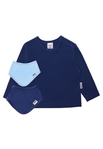 Liliput Babys Langarmshirt mit Halstüchern dunkelblau 50/56 von Liliput