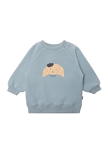 Liliput Babys Babys Sweatshirt Croissant I Unisex Baby Sweater I Kinder Pullover hellblau 98/104 von Liliput