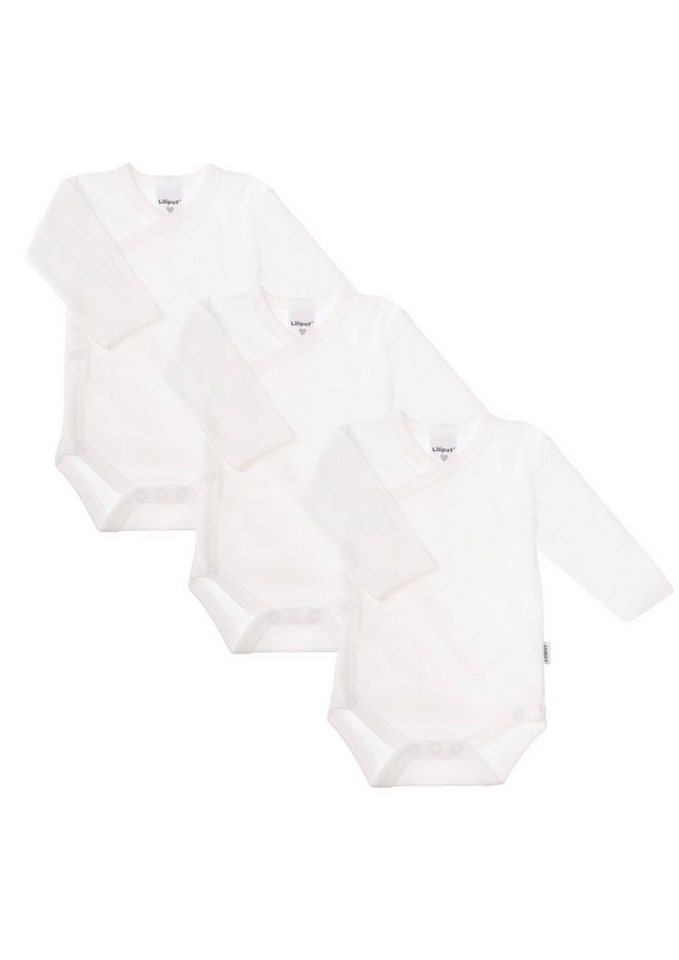 Liliput Body uni weiß mit praktischer Druckknopfleiste von Liliput