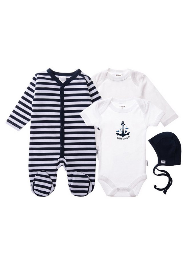 Liliput Erstausstattungspaket Little Sailor 4er-Pack aus weichem Baumwoll-Material von Liliput