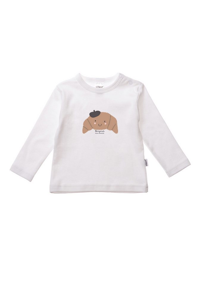 Liliput Langarmshirt Croissant mit praktischen Druckknöpfen auf der Schulter Liliput Langarmshirt Croissant mit praktischen Druckknöpfen auf der Schulter von Liliput
