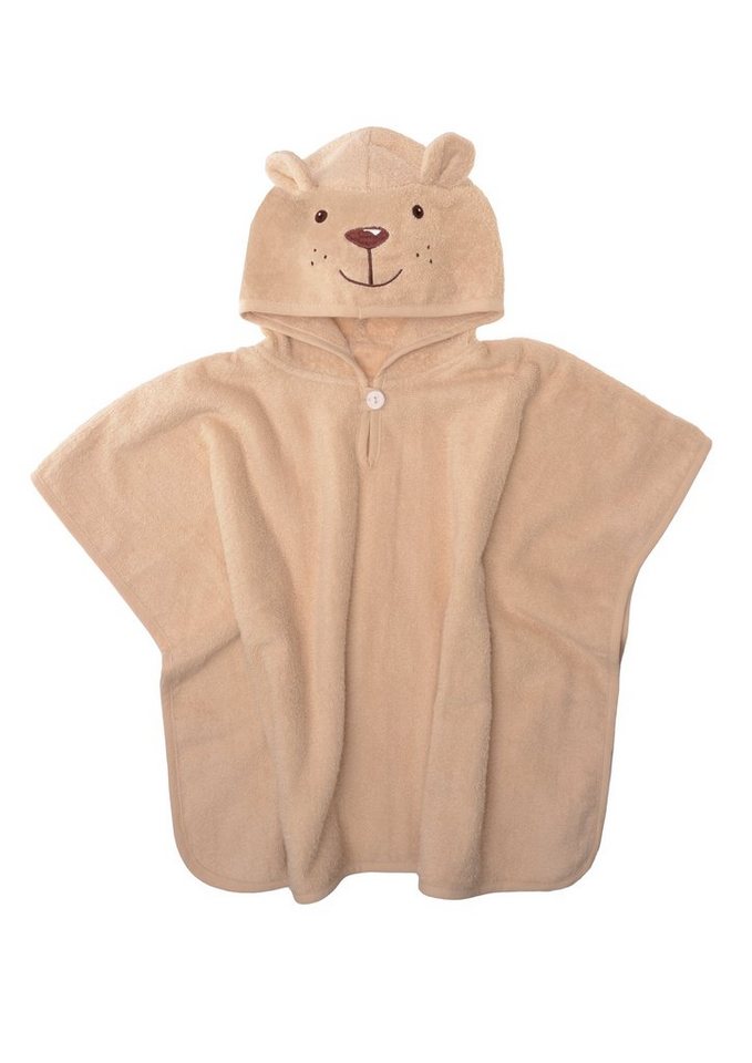 Liliput Poncho Teddy mit bestickter Kapuze von Liliput