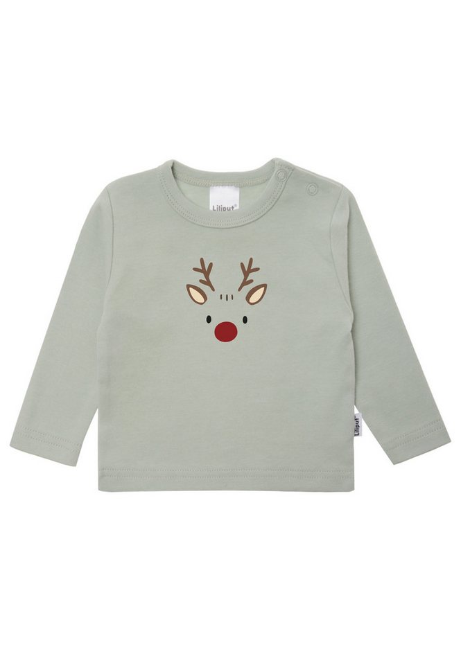 Liliput Sweatshirt Rentier mit praktischen Druckknöpfen auf der Schulter von Liliput
