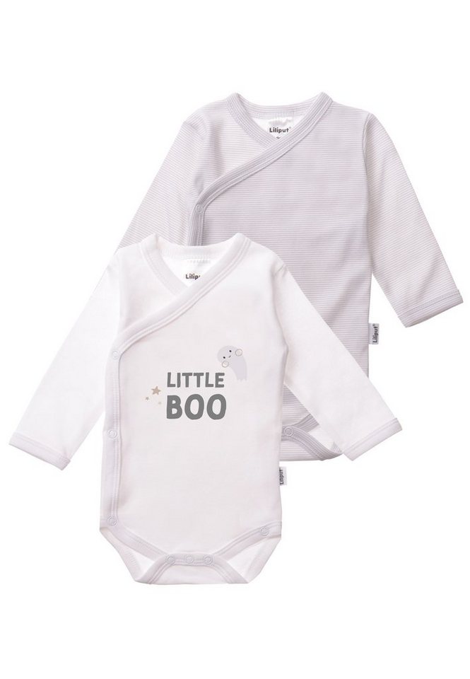 Liliput Wickelbody Little Boo mit Druckknöpfen im Zweier-Pack von Liliput