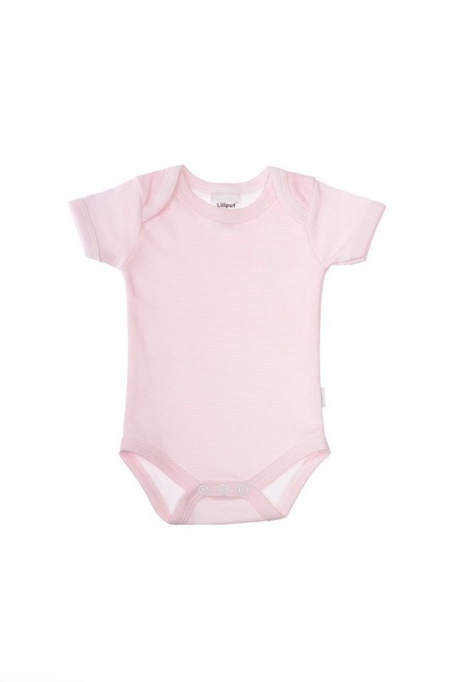 Liliput Kurzarmbody Rosa Gestreift mit praktischen Druckknöpfen Liliput Kurzarmbody Rosa Gestreift mit praktischen Druckknöpfen von Liliput