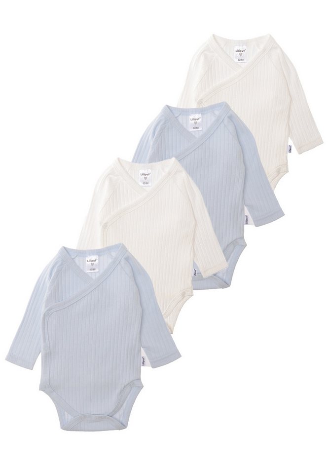 Liliput Wickelbody im 4er-Pack aus elastischem Rippmaterial von Liliput