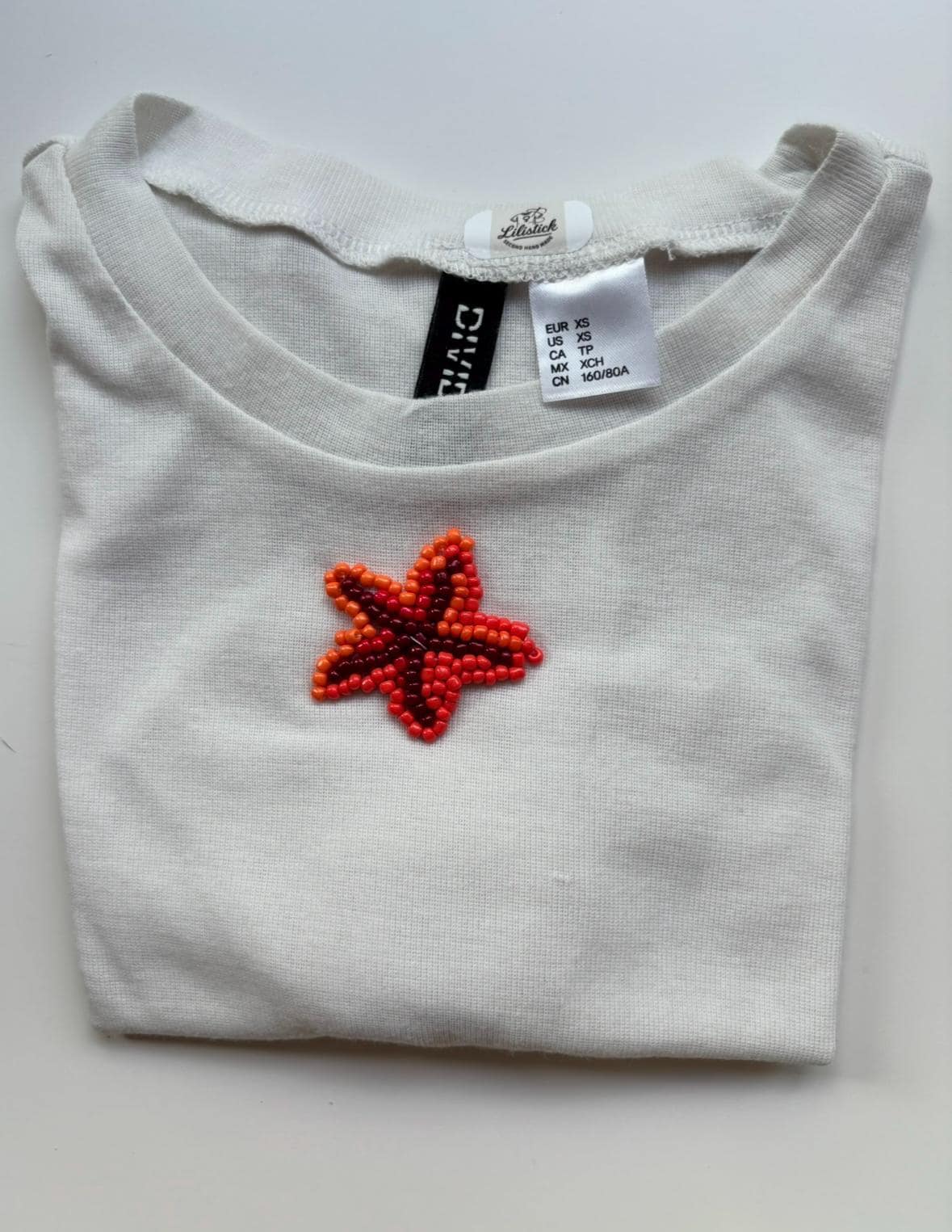 Seestern Besticktes Tshirt Xxs Seestern Besticktes Tshirt Xxs von Lilistick