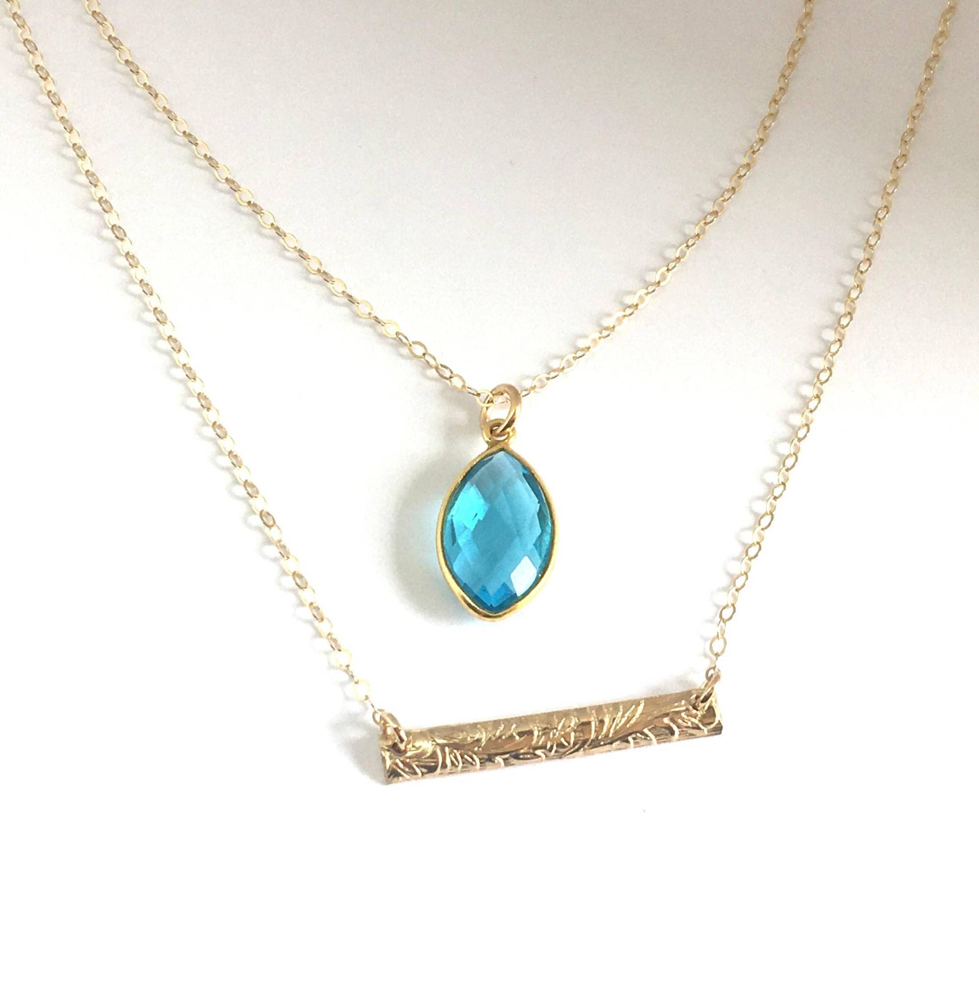 Zierliche Geschichtete Edelstein Halskette Blume Bar Gold Schicht Kette Einfache Zarte Doppelschicht 14 K Füllen Sterling Silber Zierliche Geschichtete Edelstein Halskette Blume Bar Gold Schicht Kette Einfache Zarte Doppelschicht 14 K Füllen Sterling Silber von LillaGems