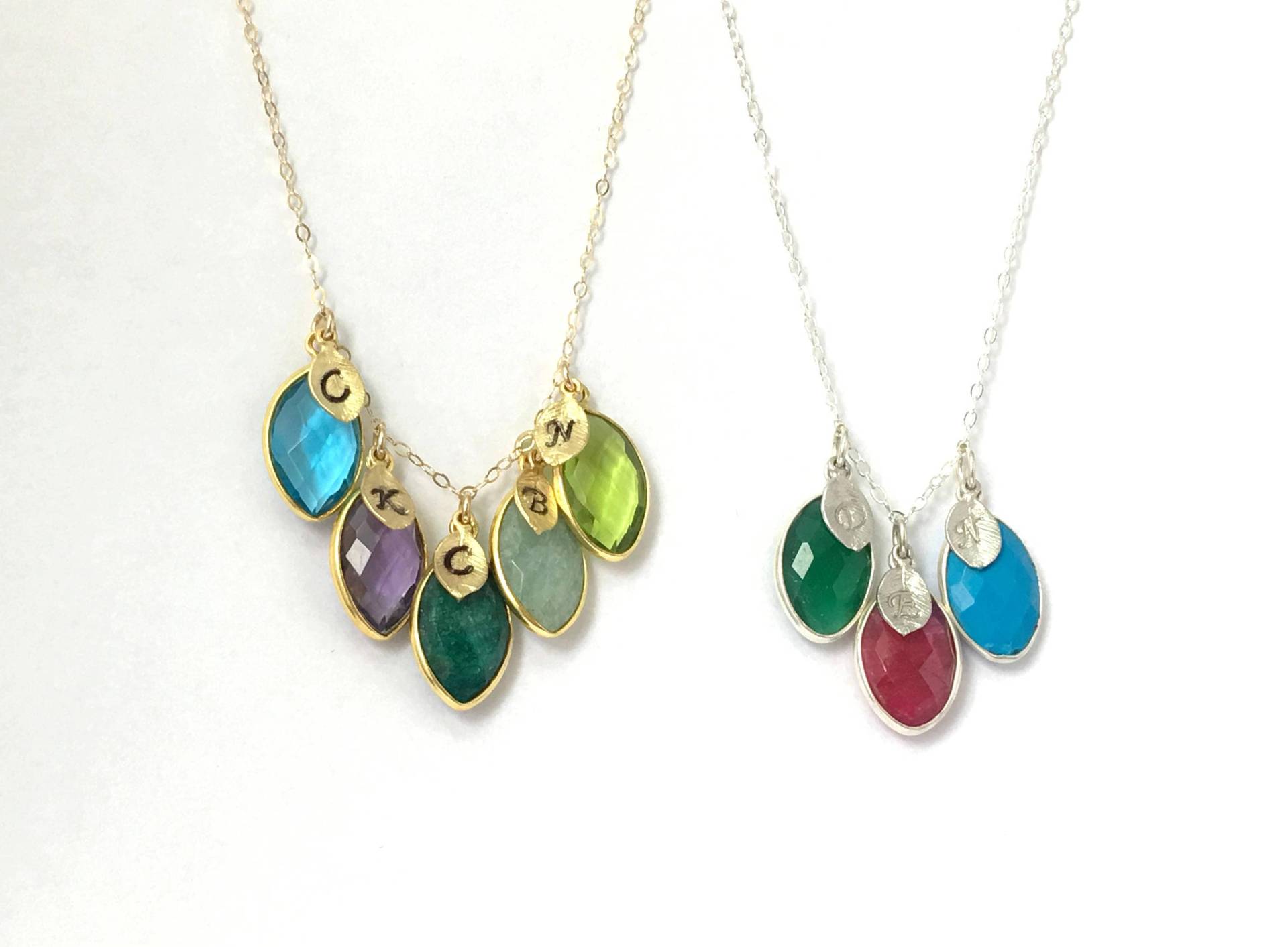 sterling Silber Custom Birthstone Halskette Geschenk Für Großmach Mama Familie Baum 14 K Gold Füllung Mütter Erste Blatt sterling Silber Custom Birthstone Halskette Geschenk Für Großmach Mama Familie Baum 14 K Gold Füllung Mütter Erste Blatt von LillaGems