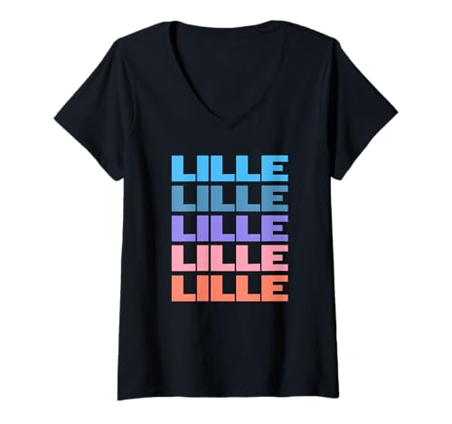 Damen Lille T-Shirt mit V-Ausschnitt von Lille