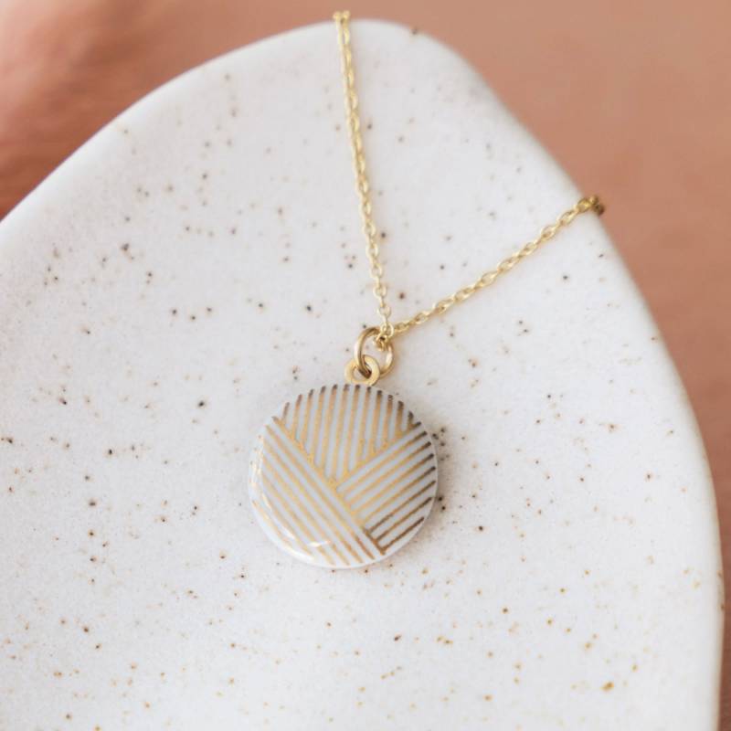 Halskette Mit Porzellan-Anhänger Triple Porzellanschmuck Lille Mus Geschenk Schmuck Kette Porzellanhochzeit Halskette Mit Porzellan-Anhänger Triple Porzellanschmuck Lille Mus Geschenk Schmuck Kette Porzellanhochzeit von LilleMusShop
