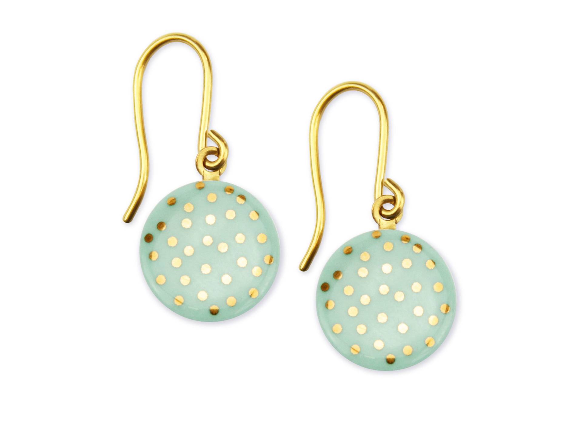 Porzellan-Ohrringe Konfetti Porzellanschmuck Lille Mus Ohrhänger Porzellan-Ohrringe Konfetti Porzellanschmuck Lille Mus Ohrhänger von LilleMusShop