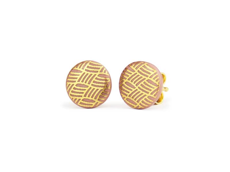 Porzellan-Ohrstecker Knoten Porzellanschmuck Lille Mus Ohrringe Porzellan-Ohrstecker Knoten Porzellanschmuck Lille Mus Ohrringe von LilleMusShop