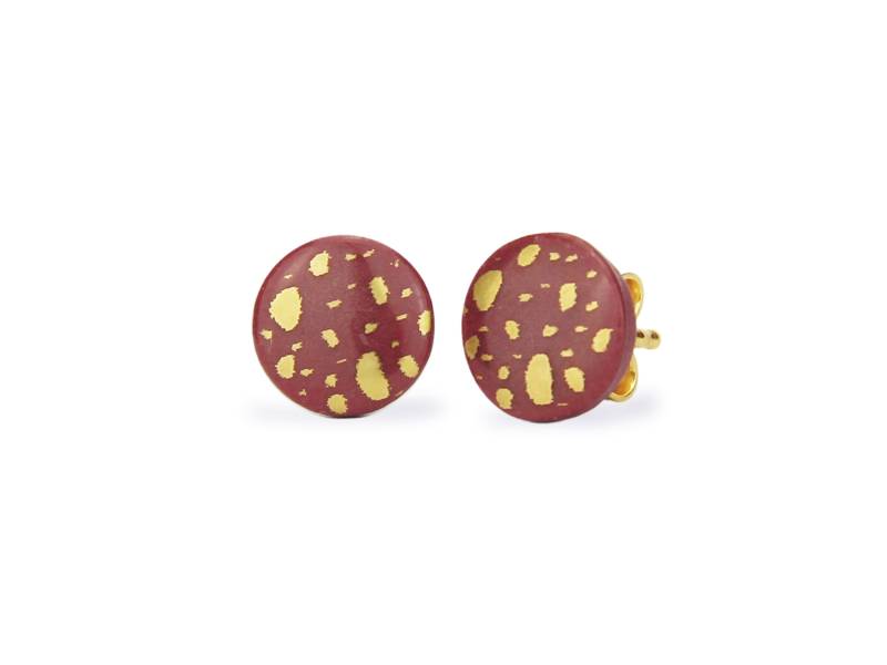 Porzellan-Ohrstecker Terrazzo Porzellanschmuck Lille Mus Ohrringe Porzellan-Ohrstecker Terrazzo Porzellanschmuck Lille Mus Ohrringe von LilleMusShop
