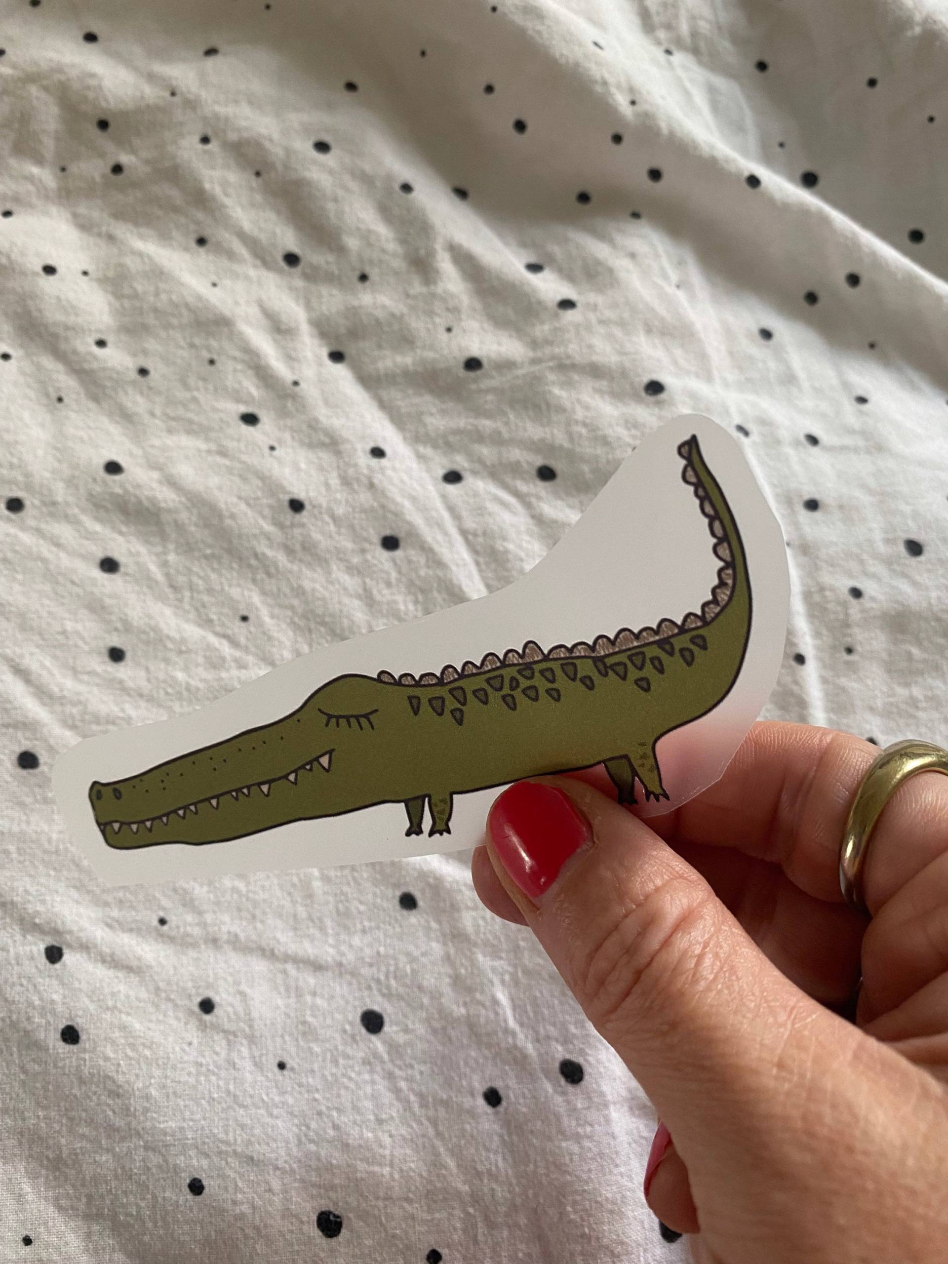 Bügelbild „Ali Gator Klein" Lillemo von LillemoShop