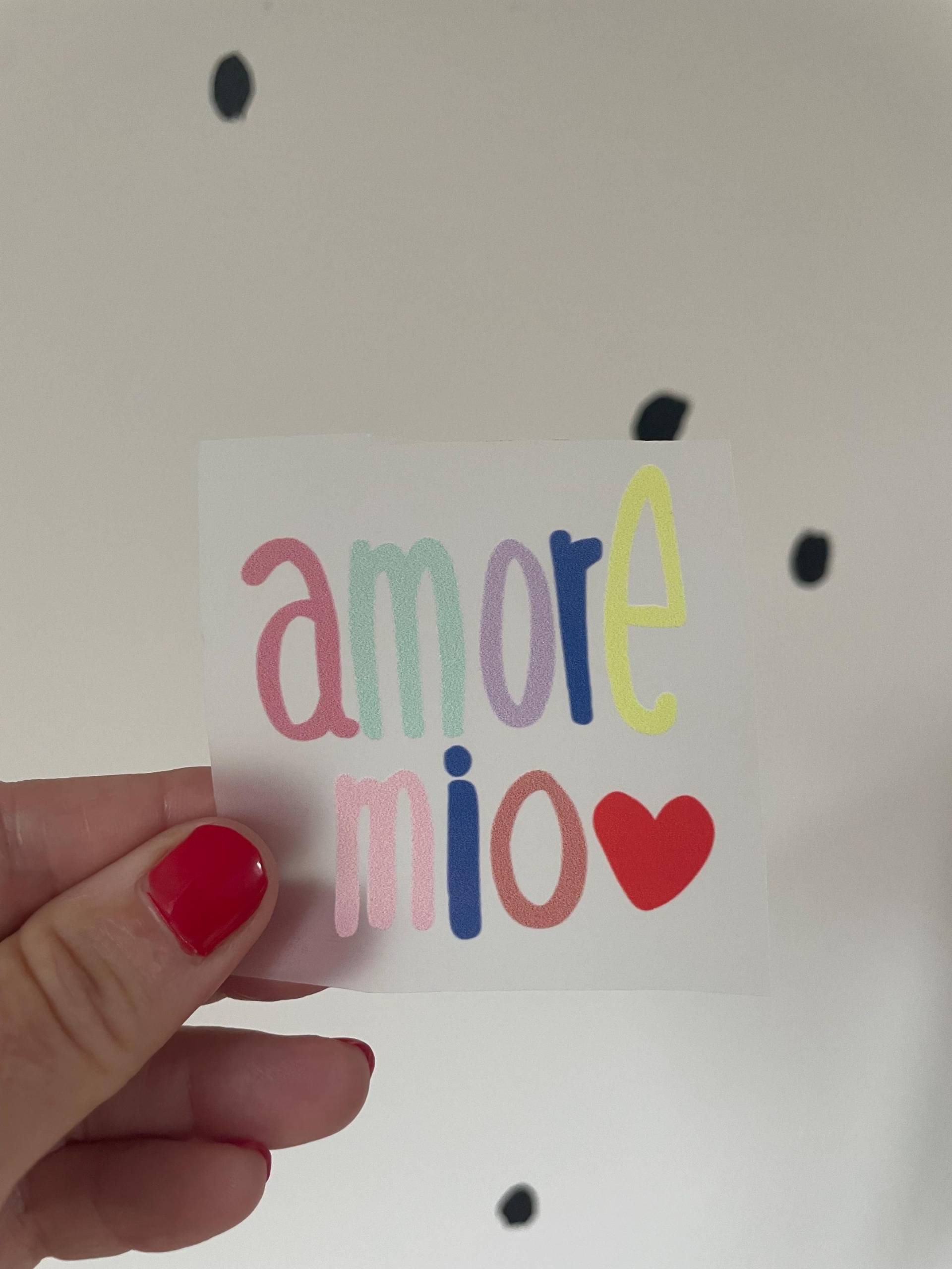 Bügelbild „Amore Mio Klein" Lillemo Bügelbild „Amore Mio Klein" Lillemo von LillemoShop