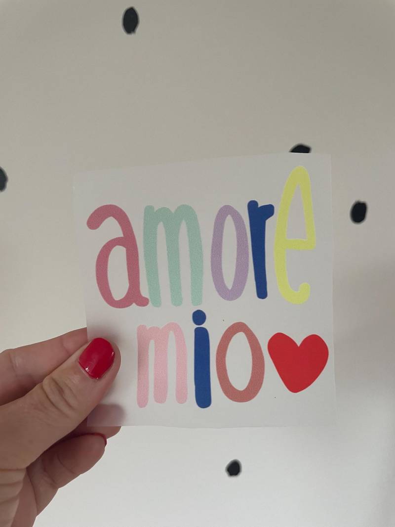 Bügelbild „Amore Mio" Lillemo von LillemoShop