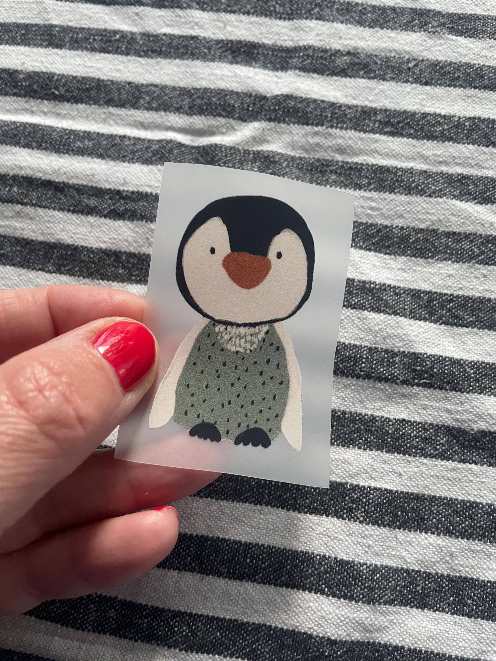 Bügelbild „Kleiner Eisfuß" Lillemo Pinguin von LillemoShop
