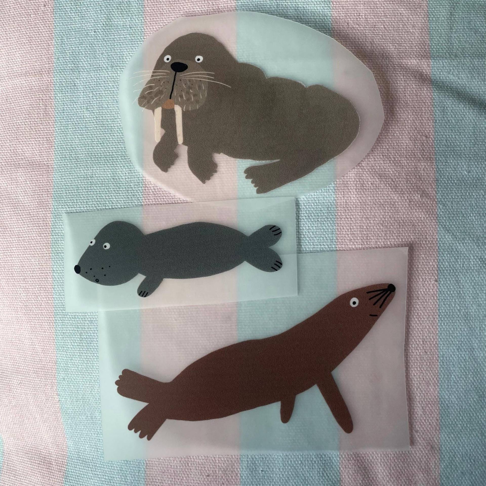 Bügelbilder Set „Rolli Und Robbs" Lillemo von LillemoShop