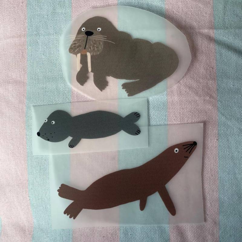 Bügelbilder Set „Rolli Und Robbs" Lillemo von LillemoShop