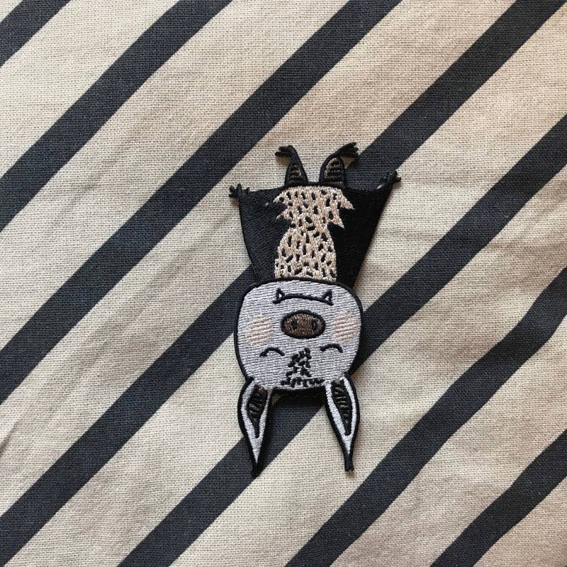 Gestickter Aufnäher Flederklaus Patch Lillemo von LillemoShop