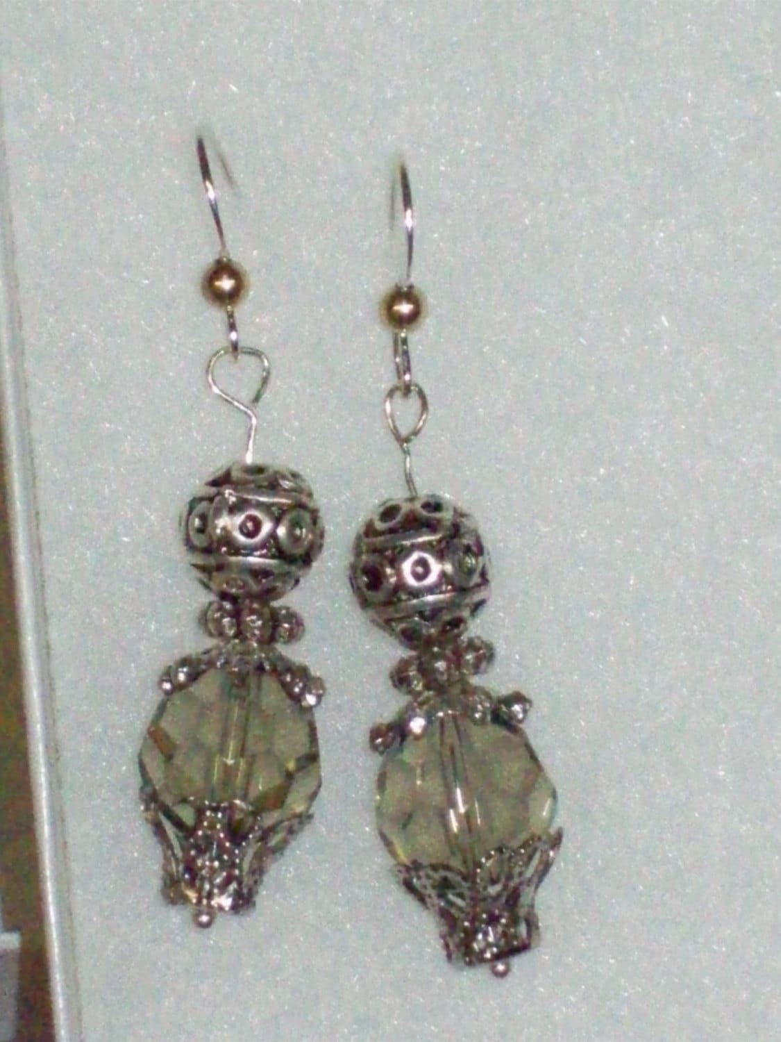 Bali Silber Topas Ohrringe Bali Silber Topas Ohrringe von LillianTreasures