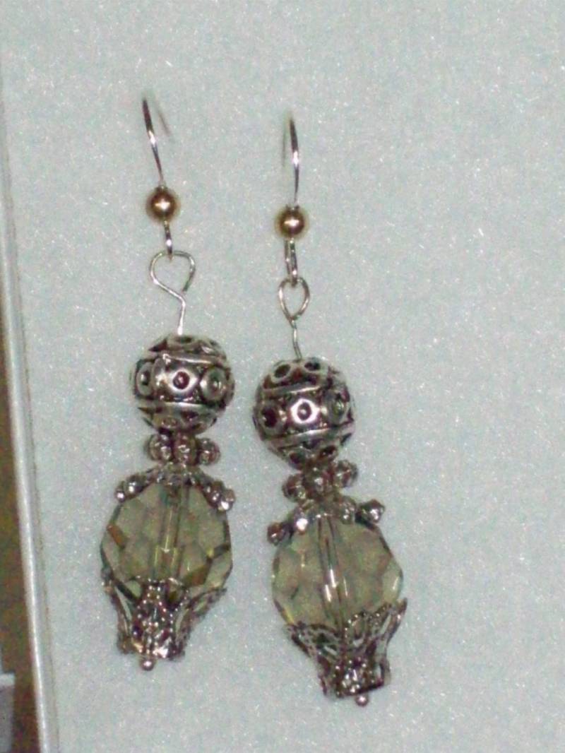 Bali Silber Topas Ohrringe Bali Silber Topas Ohrringe von LillianTreasures