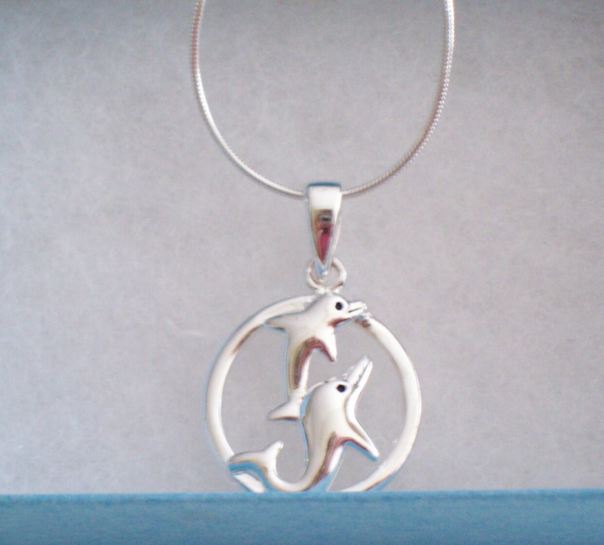 Delfin Sterling Silber Halskette Delfin Sterling Silber Halskette von LillianTreasures