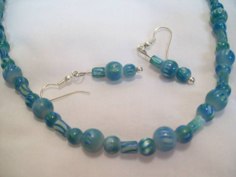 Lampwork Perlenkette Set Lampwork Perlenkette Set von LillianTreasures